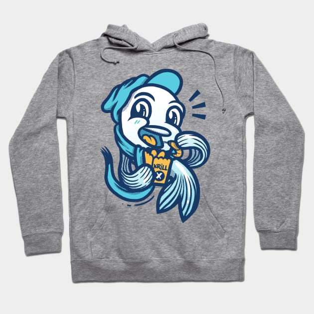 Fish and Krill Pops colored Hoodie by wehkid